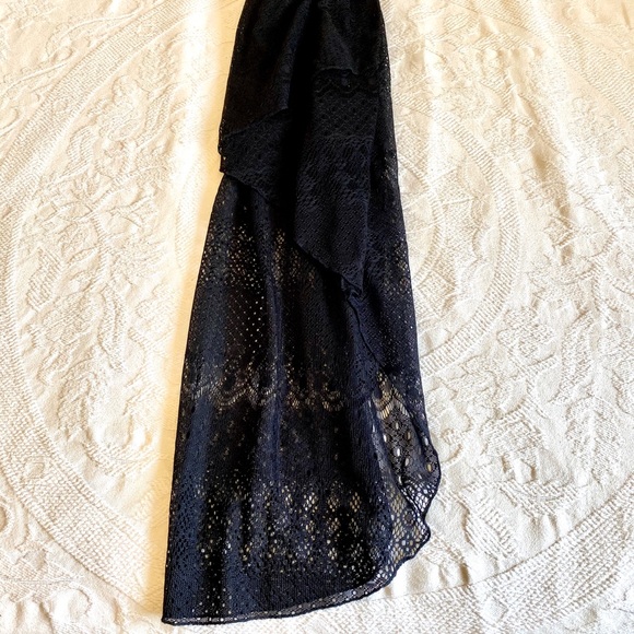 NWOT Black Boho High Low Skirt - Picture 5 of 6